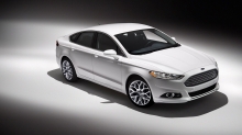Новый Ford Fusion, 2013 год, концепт, белый, светлый фон